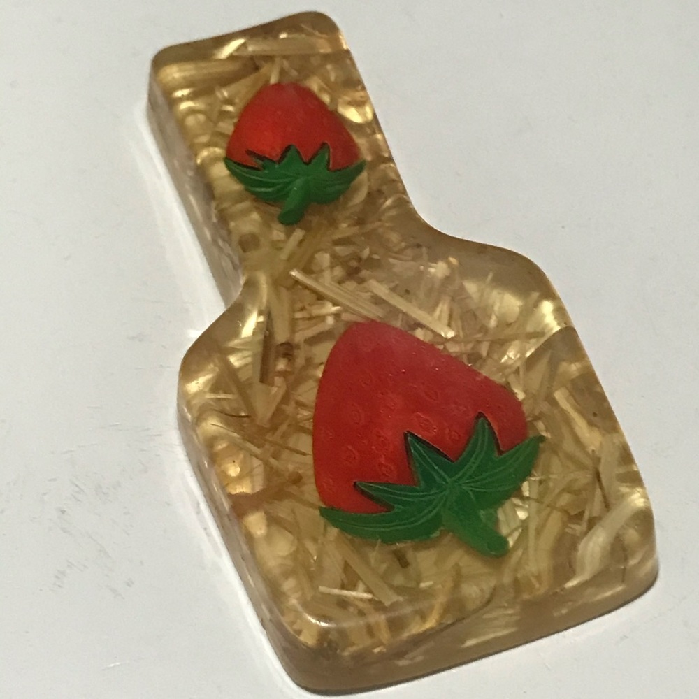 Vintage Lucite Spoon Rest